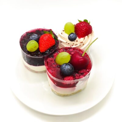 Bezlepkové bezmliečne vegánske mini tortičky Delightilli ovocné so želatínou
